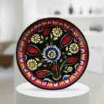 El İşçiliği Özel Tasarım Dekoratif Çini Tabak - Busanat Sanat Koleksiyonu