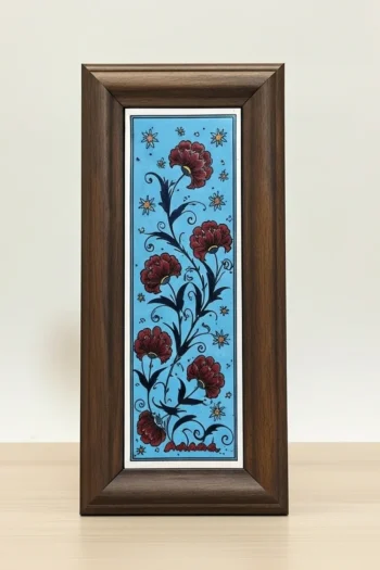 El Yapımı Rölyef Kabartma Seramik Karo Tablo