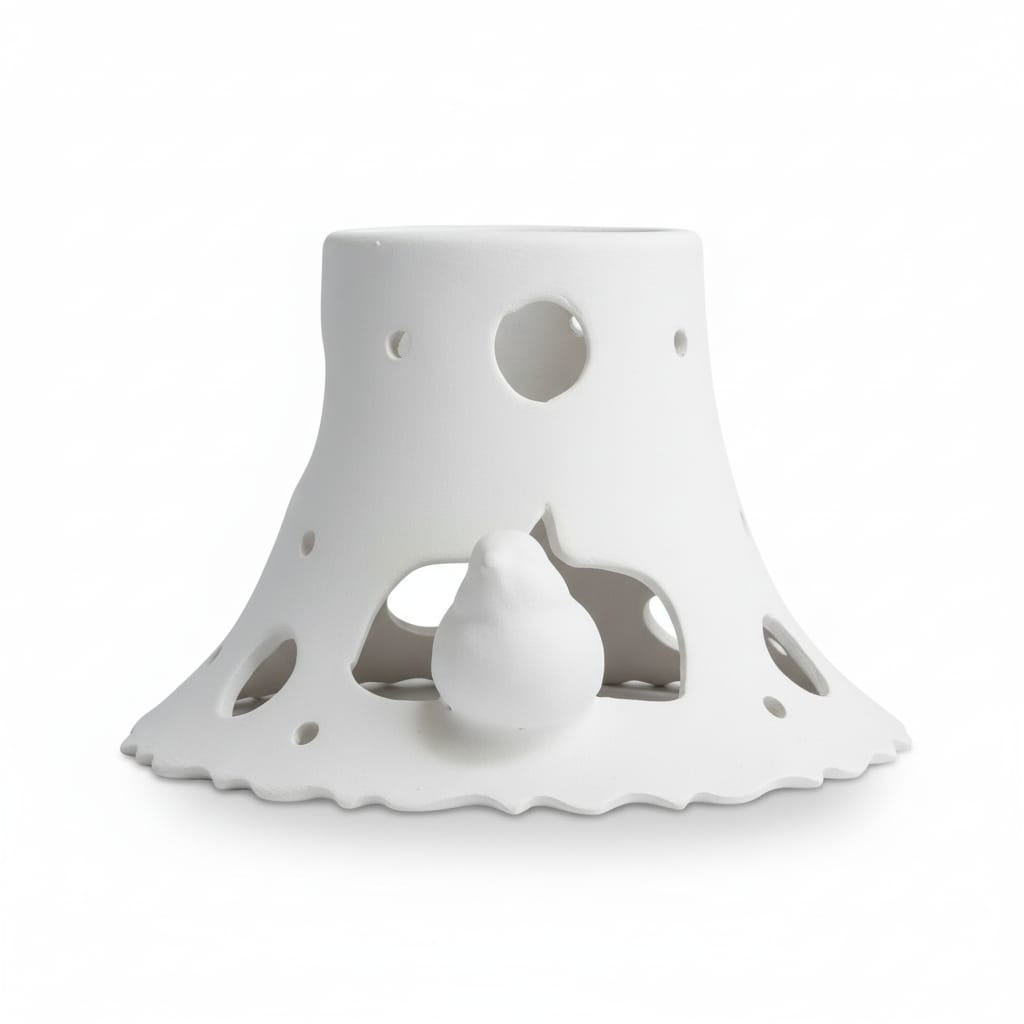 El Yapımı Klasik Çini Desenli Avize