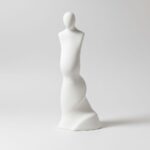 Busanat Tasarımı El Yapımı Hamile Kadın Seramik Biblo - Dekoratif Sanat Objesi