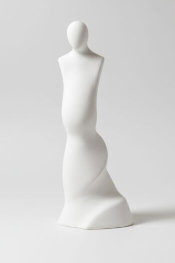 Busanat Tasarımı El Yapımı Hamile Kadın Seramik Biblo - Dekoratif Sanat Objesi