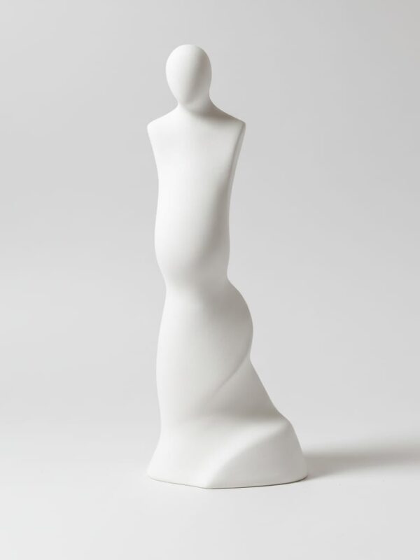 Busanat Tasarımı El Yapımı Hamile Kadın Seramik Biblo - Dekoratif Sanat Objesi