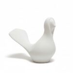 Modern Seramik Kuş Figürü - Boyamaya Hazır Bisküvi (1050°C Pişirime Uygun)