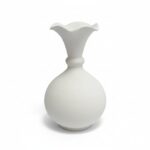 El Yapımı Torna Çini Vazo Bisküvi