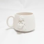2 Boyutlu Tasarım Seramik Boyama Kupası - 1050°C Sır Pişirimine Uygun (Bisküvi Ürün)