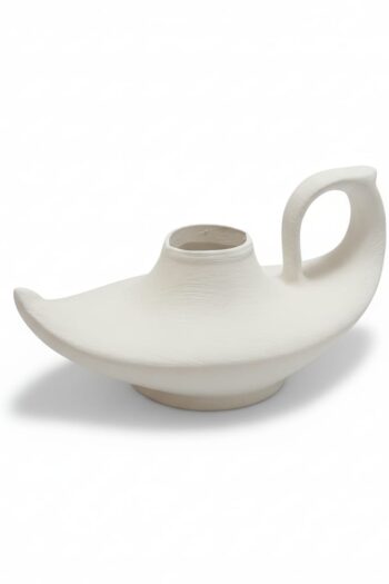 Aladdin Gaz Lambası Çini Bisküvi - Boyamaya Hazır Sır Altı Form