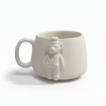 2 Boyutlu Tasarım Seramik Boyama Kupası - 1050°C Sır Pişirimine Uygun (Bisküvi Ürün)