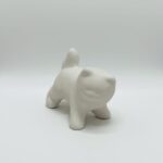 El Yapımı Modern Seramik Kedi Figürlü Biblo