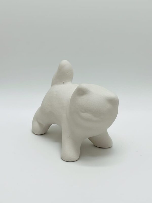 El Yapımı Modern Seramik Kedi Figürlü Biblo