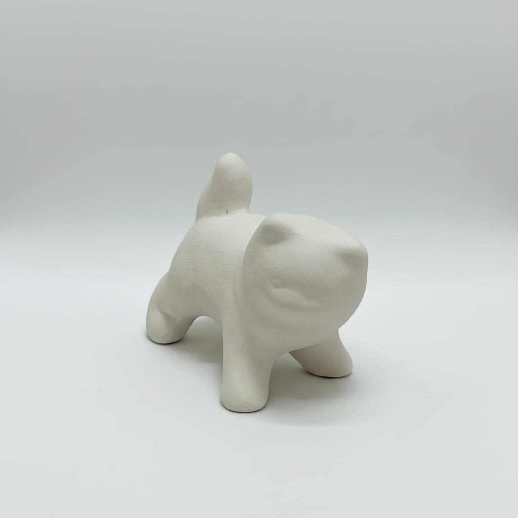 El Yapımı Modern Seramik Kedi Figürlü Biblo El Yapımı Modern Seramik Kedi Figürlü Biblo