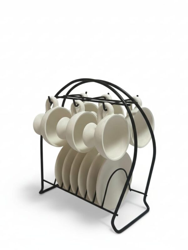 6'lı El Yapımı Seramik Kahve Fincanı Seti