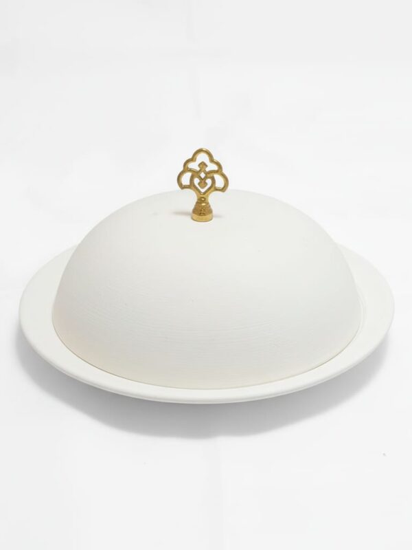 Çini Bisküvi Şekerlik ve Takı Kutusu - 900-950°C Fırınlanabilir Seramik Bisküvi