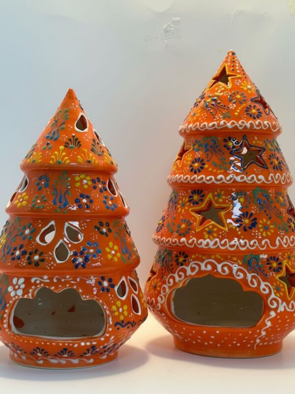 Özel Tasarım İkili Seramik Mumluk Seti