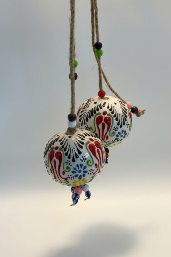 El Yapımı Modern Seramik Çan